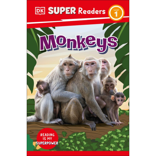 Level one nonfiction reader about the monkeys of the world